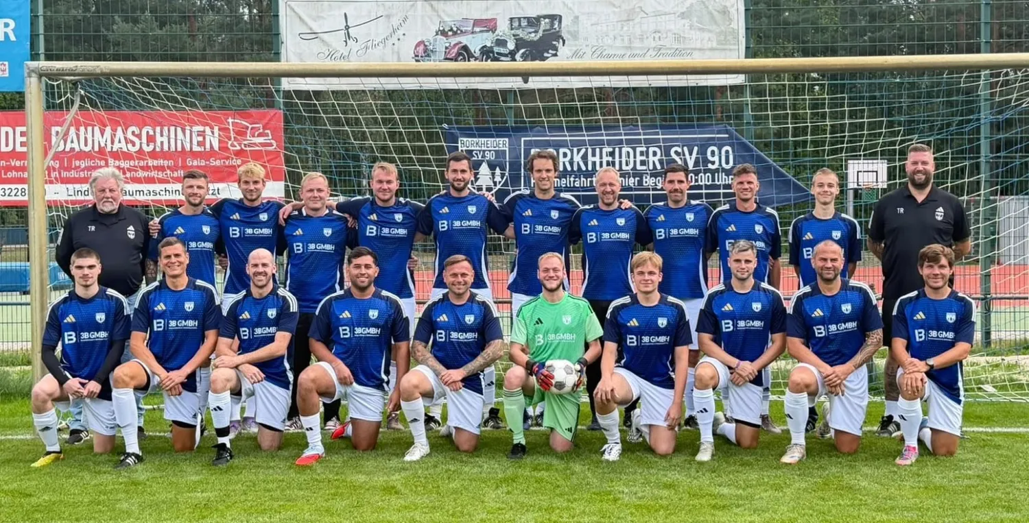 Männermannschaft des Borkheide SV 1990 e. V.